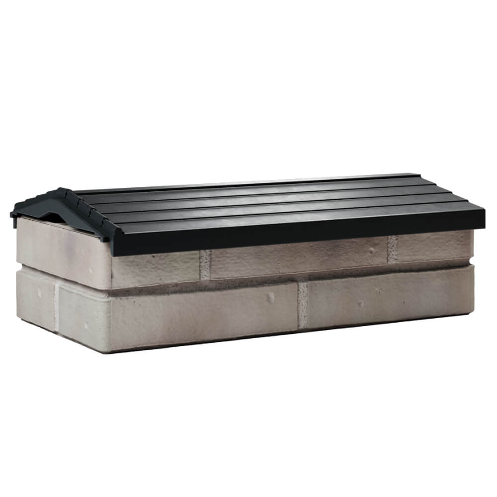 Парапет Zking Бона ХайТек Черный с посадкой на 1 кирпич (200/225/255мм) Чайковский фото