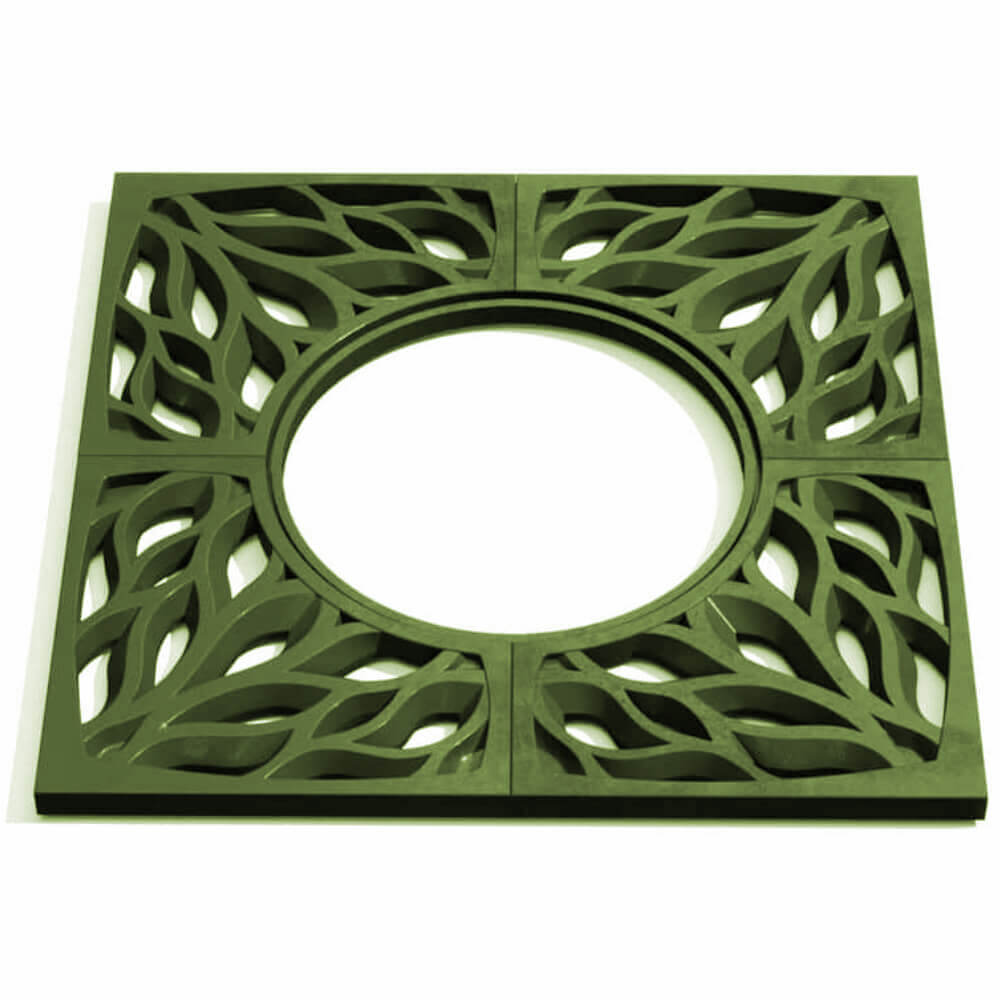 Приствольная решетка для дерева ZKING CRUST 1.2х1.2м Зеленая Чайковский фото