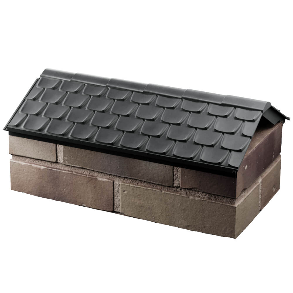 Парапет Zking Эльбрус Серый с посадкой на 1 кирпич (255мм) в Чайковском фото