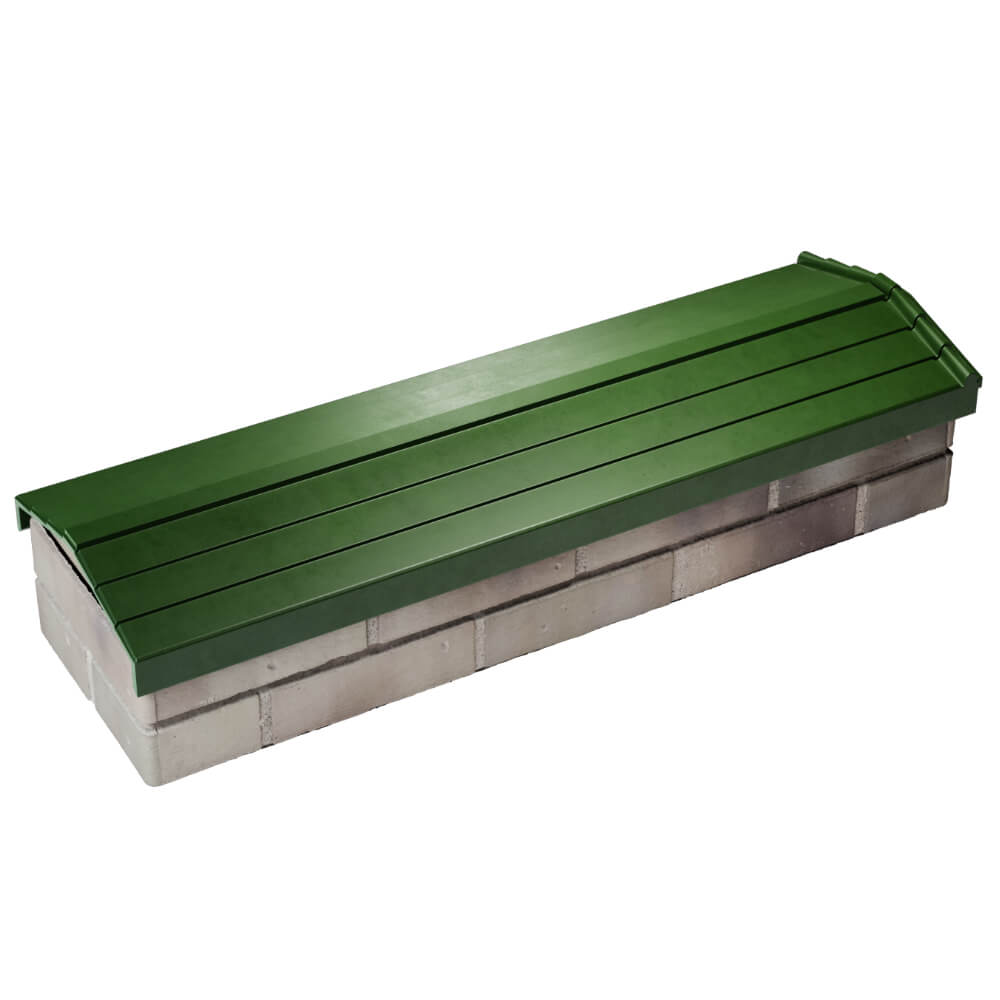 Парапет Zking Бона ХайТек Зеленый посадка на 0.5 кирпича (130мм) в Чайковском фото