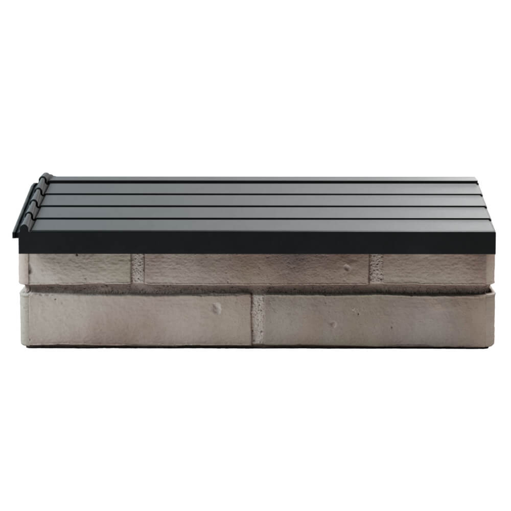 Парапет Zking Бона ХайТек Серый с посадкой на 1 кирпич (200/225/255мм) в Чайковском фото