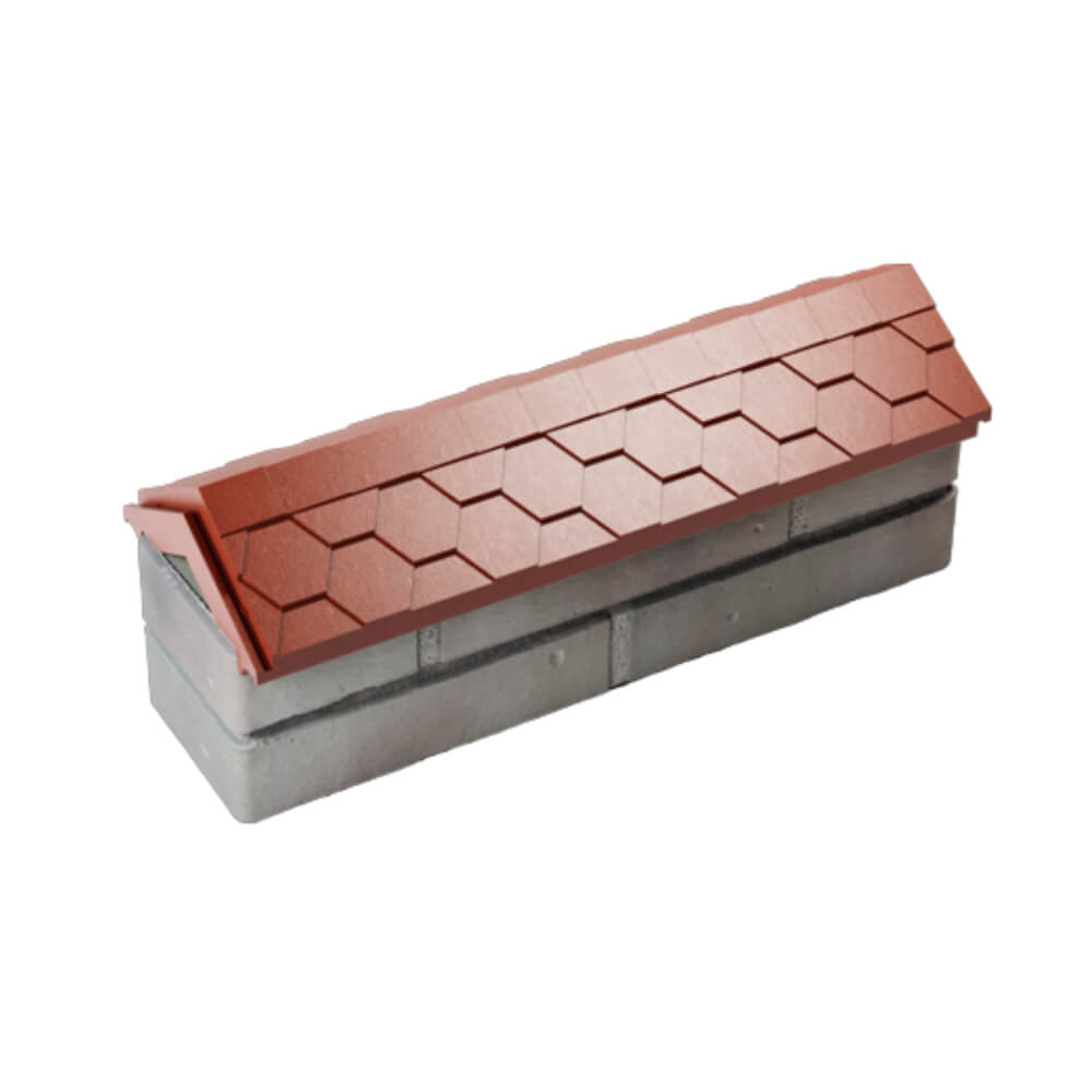 Парапет Zking Эверест Красный с посадкой на 0.5 кирпича (130мм) в Чайковском фото