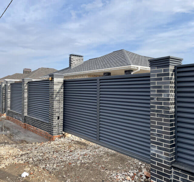 Колпак Zking Бона ХайТек Серый на столб 1.5х1.5 кирпича (385х385мм) в Чайковском фото