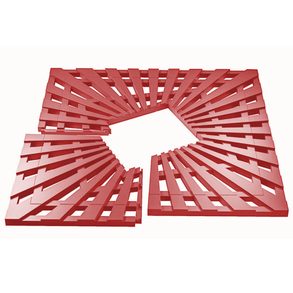 Приствольная решетка для дерева ZKING ATMOSPHERE 1.2х1.2м Красная в Чайковском фото