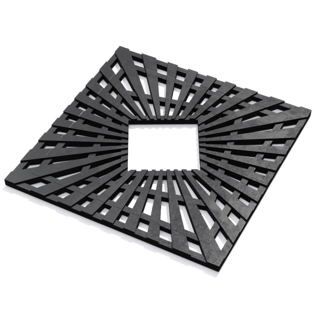 Приствольная решетка для дерева ZKING ATMOSPHERE 1.2х1.2м Черная в Чайковском фото