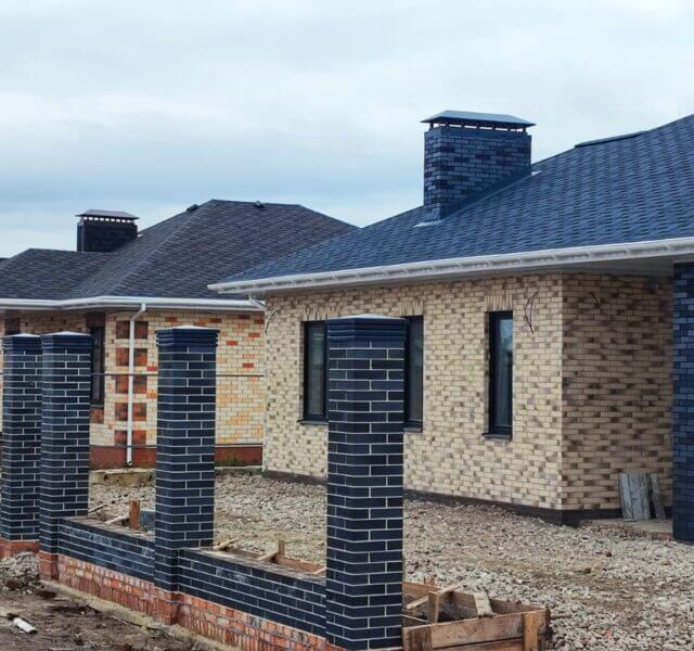 Колпак Zking Бона ХайТек Серый на столб 1.5х1.5 кирпича (385х385мм) в Чайковском фото