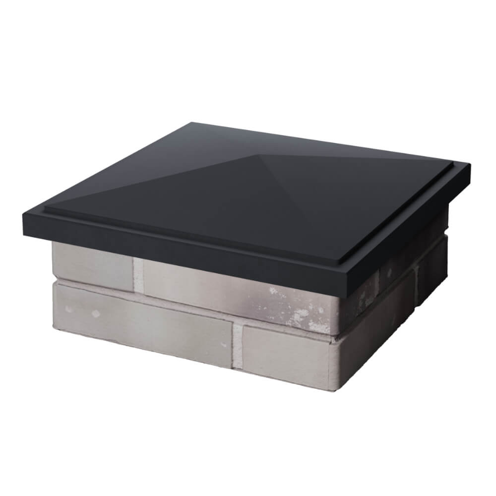 Колпак Zking БонаМоно Серый на столб 1.5х1.5 кирпича (385х385, 400х400мм) в Чайковском фото