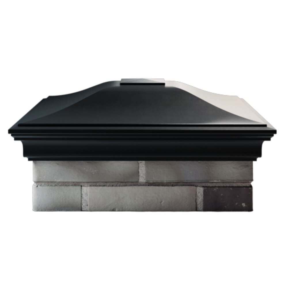 Колпак Zking Монблан Черный на столб 2х2 кирпича (515х515мм) в Чайковском фото