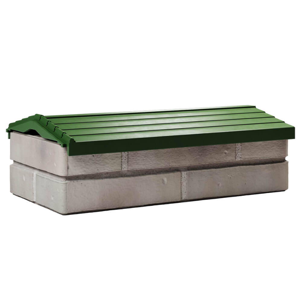 Парапет Zking Бона ХайТек Зеленый с посадкой на 1 кирпич (200/225/255мм) Чайковский фото