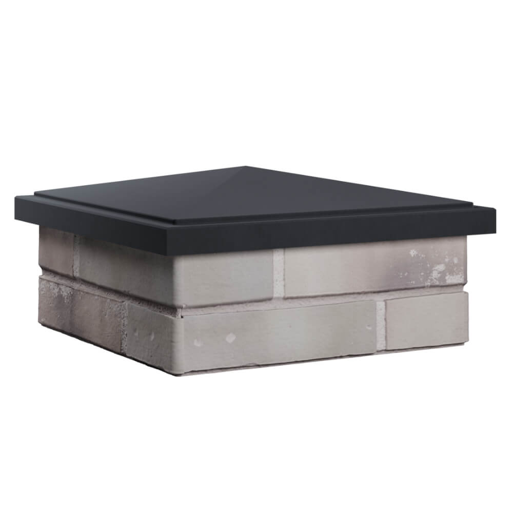 Колпак Zking БонаМоно Серый на столб 1.5х1.5 кирпича (385х385, 400х400мм) в Чайковском фото