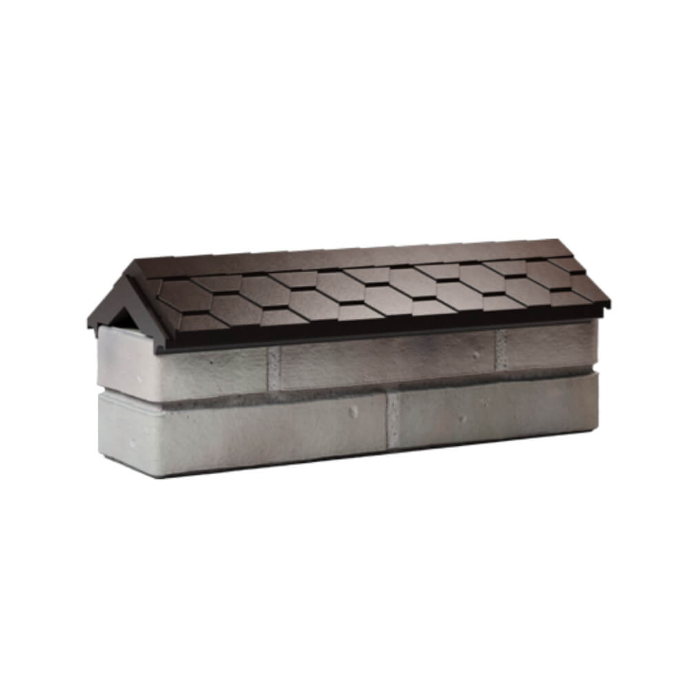 Парапет Zking Эверест Коричневый с посадкой на 0.5 кирпича (130мм) Чайковский фото