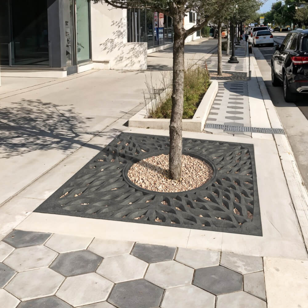 Приствольная решетка для дерева ZKING CRUST 2х2м Черная в Чайковском фото