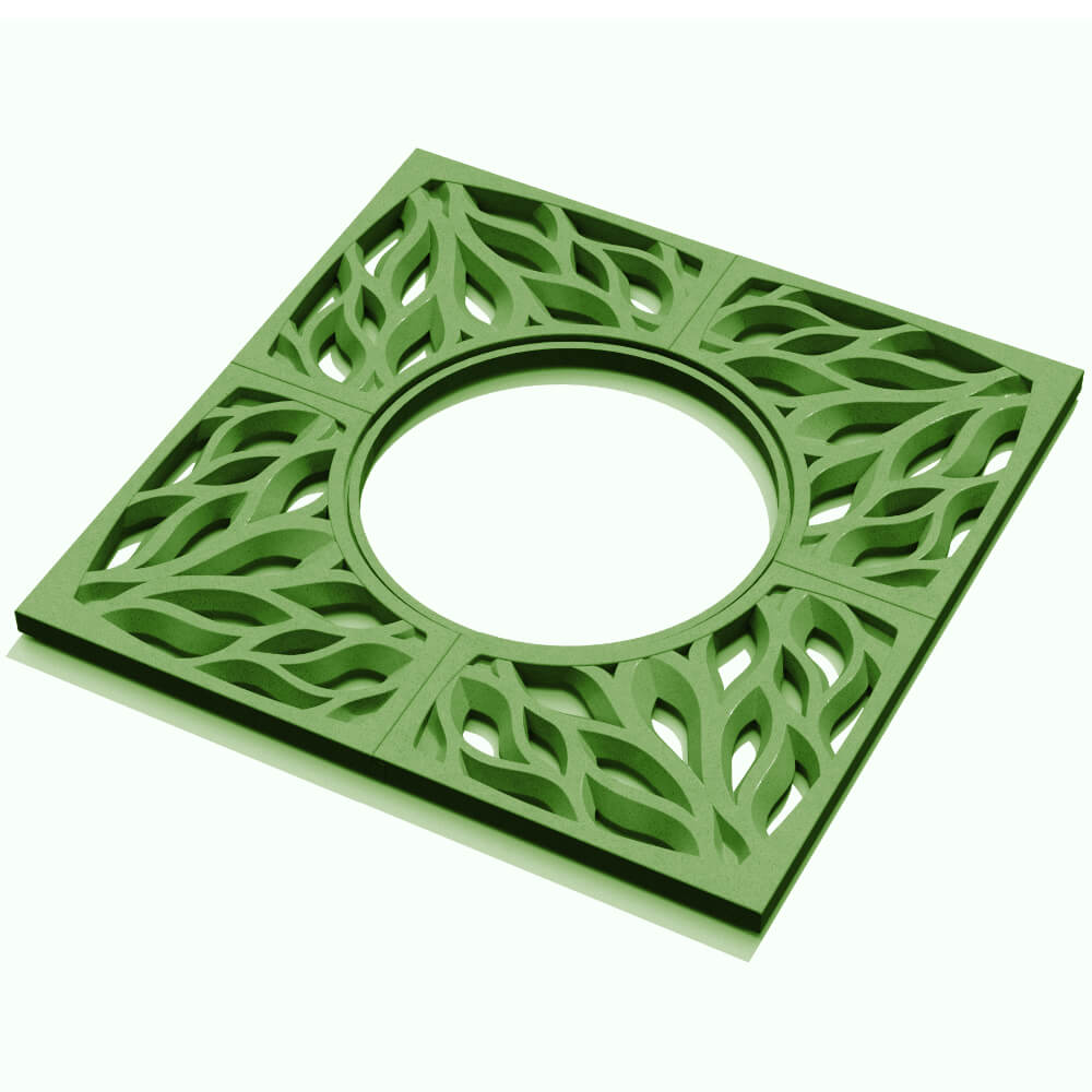 Приствольная решетка для дерева ZKING CRUST 1.2х1.2м Зеленая в Чайковском фото