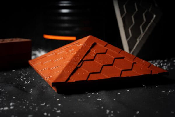 Колпак Zking Эверест Красный на столб 1.5х1.5 кирпича (390х390мм) в Чайковском фото