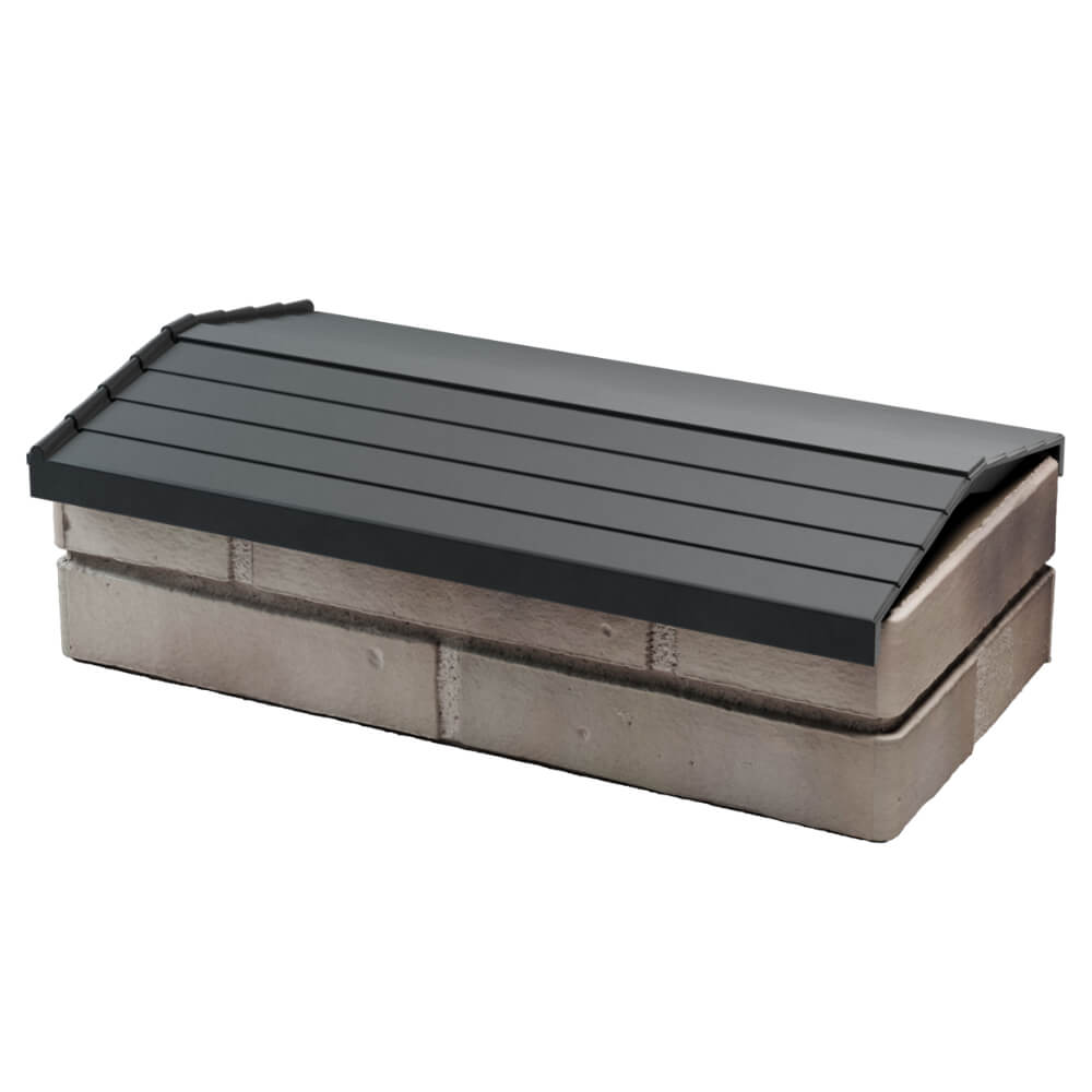 Парапет Zking Бона ХайТек Серый с посадкой на 1 кирпич (200/225/255мм) в Чайковском фото