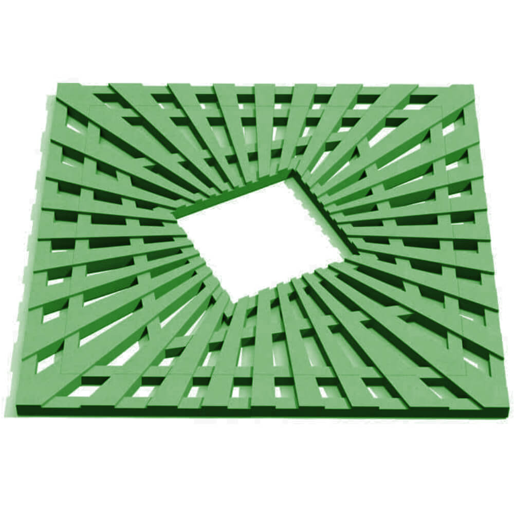 Приствольная решетка для дерева ZKING ATMOSPHERE 1.2х1.2м Зеленая Чайковский фото