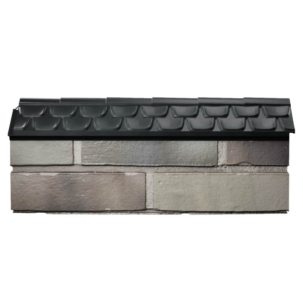 Парапет Zking Эльбрус Черный с посадкой на 0.5 кирпича (130мм) в Чайковском фото