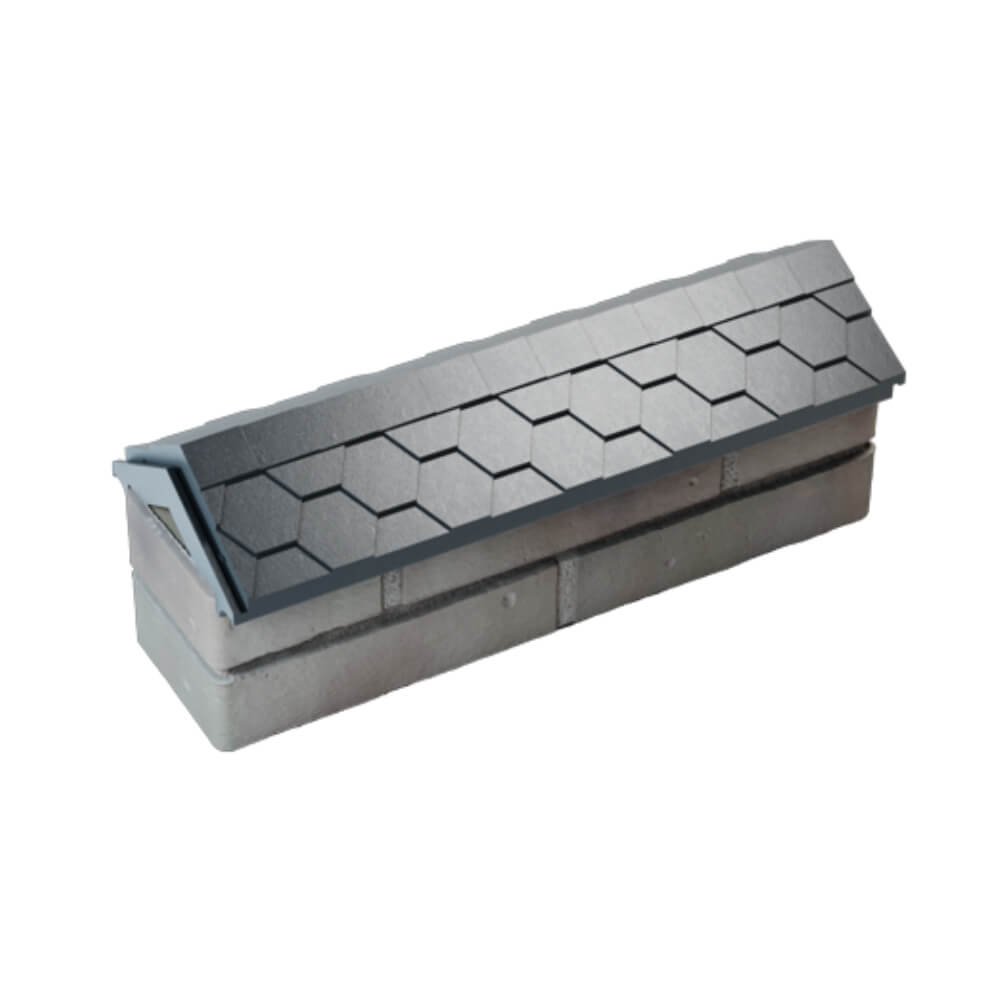 Парапет Zking Эверест Серый с посадкой на 0.5 кирпича (130мм) в Чайковском фото